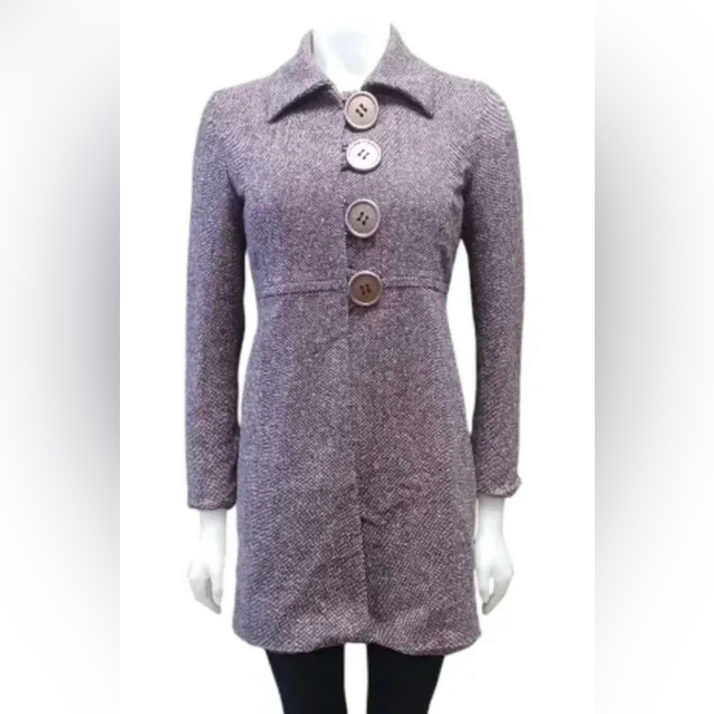 Citrine Vintage GUC  Wool Silk Blend Lilac Color Coat Size 2